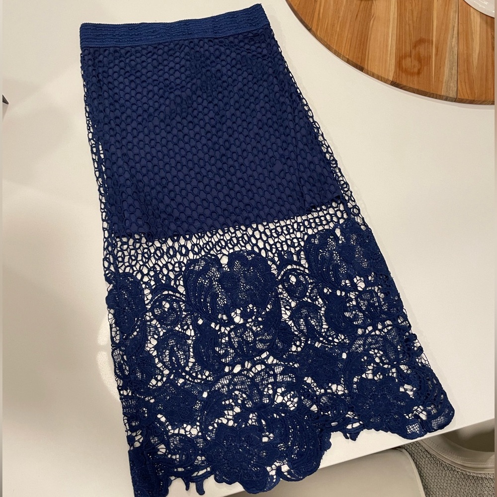 Blue skirt